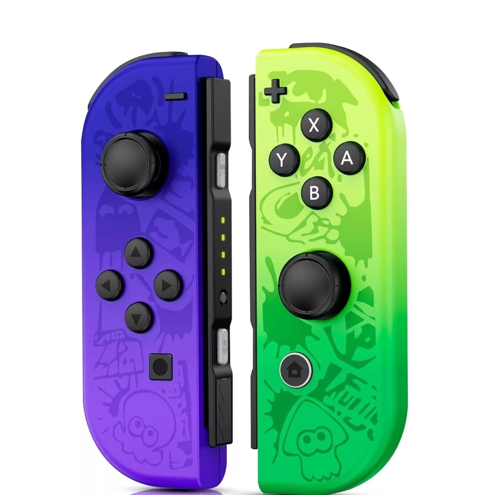 Nintendo Joy-Con Controllers - Purple and Green